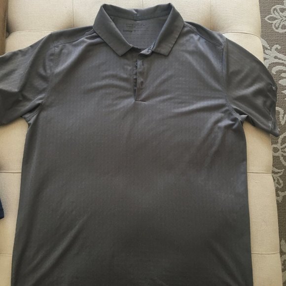 Nike Golf Dri-Fit Gray Polo - Picture 2 of 2